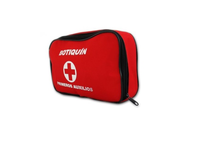 Botiquín de Primeros Auxilio De Carretera Rojo