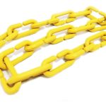 Cadena Eslabonada Plástica Amarilla