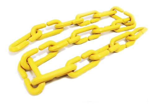 Cadena Eslabonada Plástica Amarilla