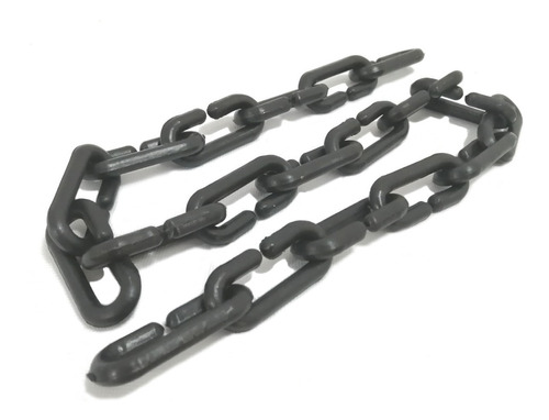 cadena plástica negra