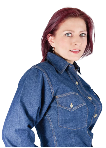 Camisa Jean Azul Twill