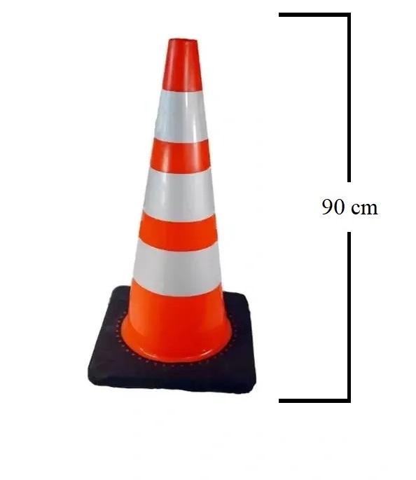 cono vial 90 cm