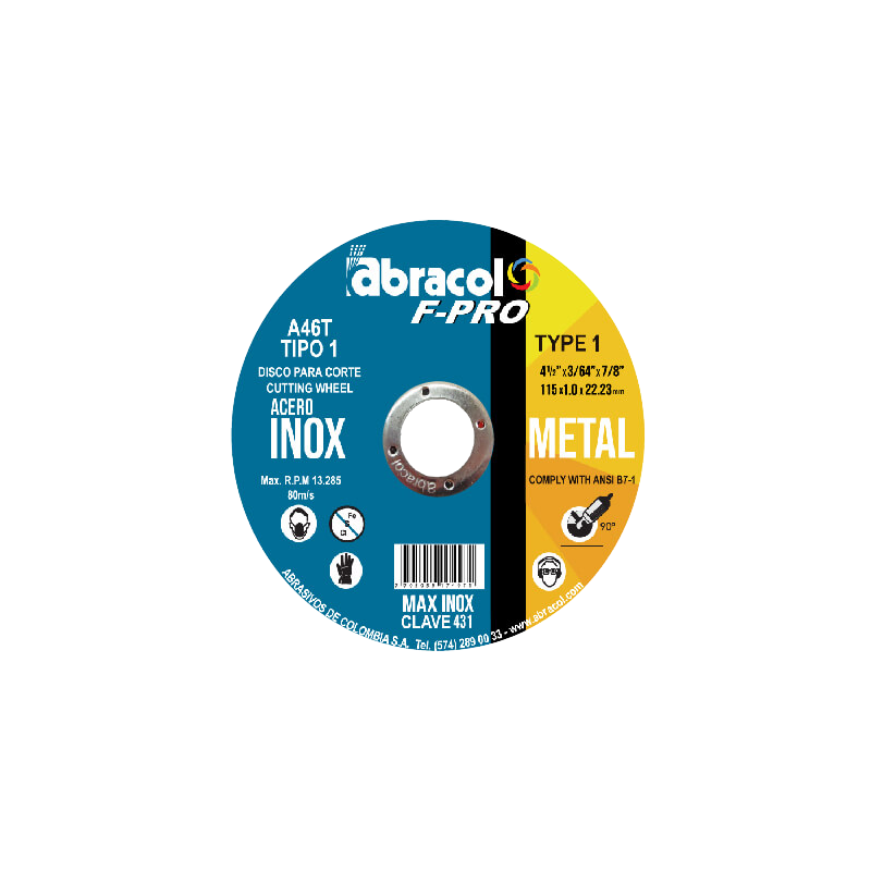 Disco F-pro Max Inox