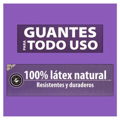 Guantes Corto Latex Azul Todo Uso Talla: M x 50 Un Eterna - Imagen 4