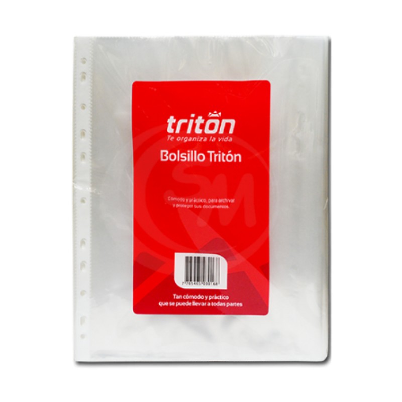 Bolsillo tamaño carta de 100 hojas - Triton