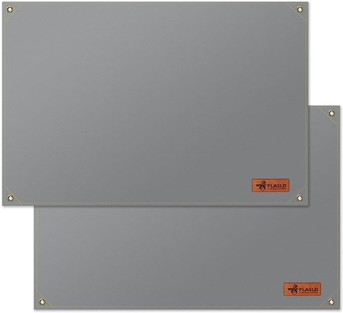 Manta de Soldadura Recubierta En Silicona 120 x 180 cm