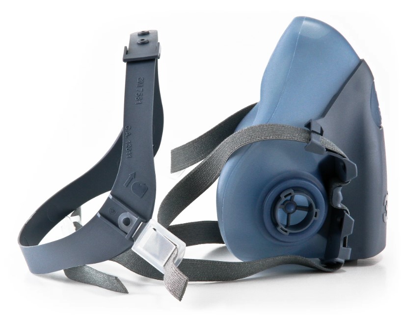 Respirador 3M Media Cara en Elastómero 7502