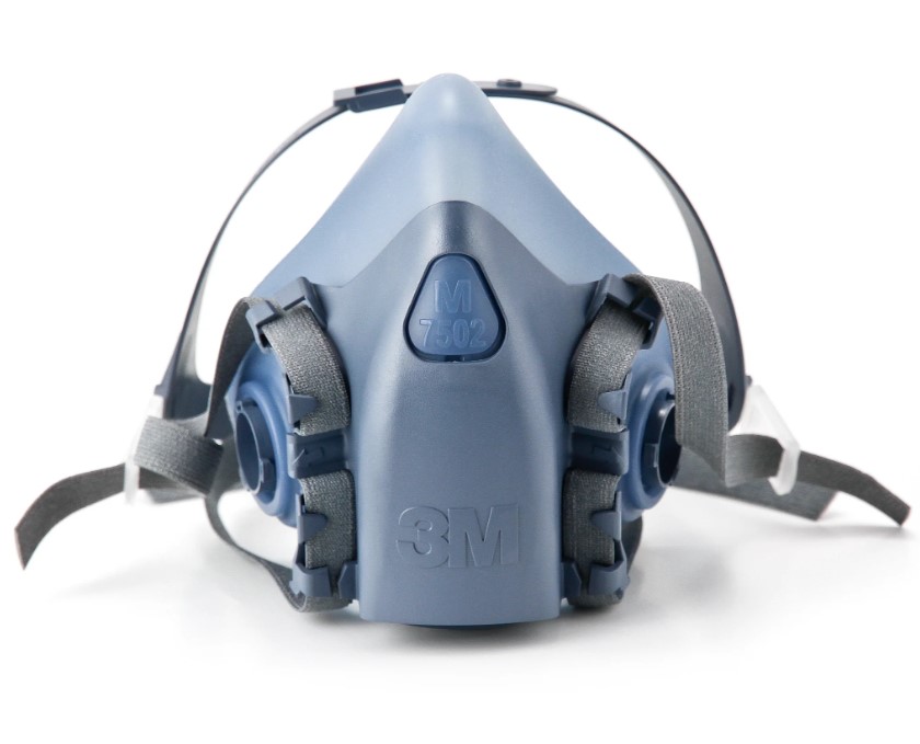 Respirador 3M Media Cara en Elastómero 7502
