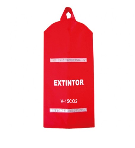 Forro Protector En Plástico Para Extintor De CO2 15 libras