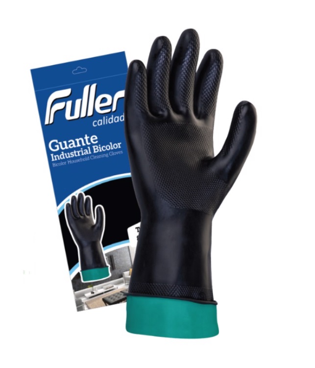 Guante de caucho Bicolor Calibre 20