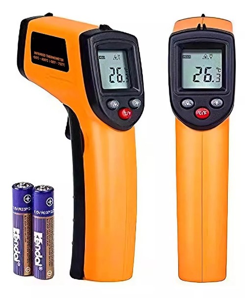 Termómetro Industrial Laser Infrarrojo 50 a 400°C