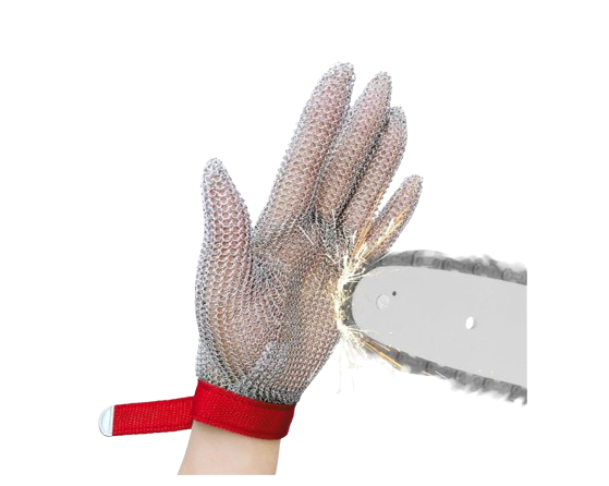 Guante de Malla en acero inoxidable