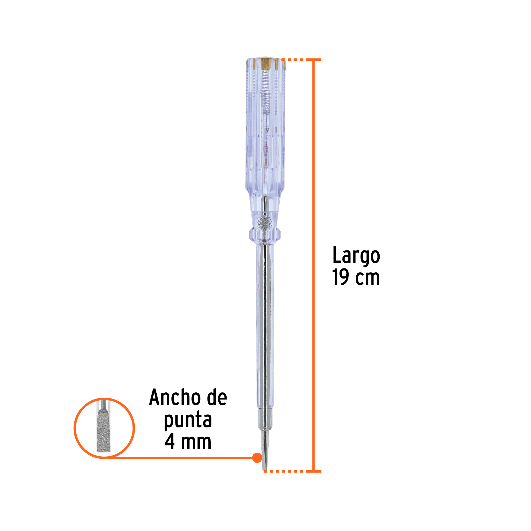 Destornillador probador de corriente Truper REF