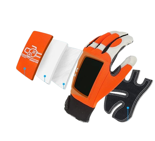 Guantes anticorte para protección de motosierra VGO - Imagen 3