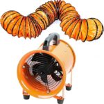 Ventilador Portátil de Alta Velocidad Industrial 8" – Potencia, Durabilidad y Eficiencia El Ventilador Portátil de Alta Velocidad Industrial de 8” es la herramienta ideal para mantener una ventilación eficiente en espacios industriales y comerciales exigentes. Gracias a su motor de alto rendimiento de 210W, este ventilador ofrece una velocidad impresionante de 3150 RPM con una presión nominal de 145 Pa, asegurando un flujo de aire constante, potente y confiable. Potencia industrial con bajo nivel de ruido Con una capacidad de flujo de aire de 1800 m³/h, este ventilador está diseñado para mover grandes volúmenes de aire sin generar molestias. Su nivel de ruido es de solo 60 dB(A), lo que lo convierte en una opción ideal para entornos donde se requiere potencia sin sacrificar el confort acústico.